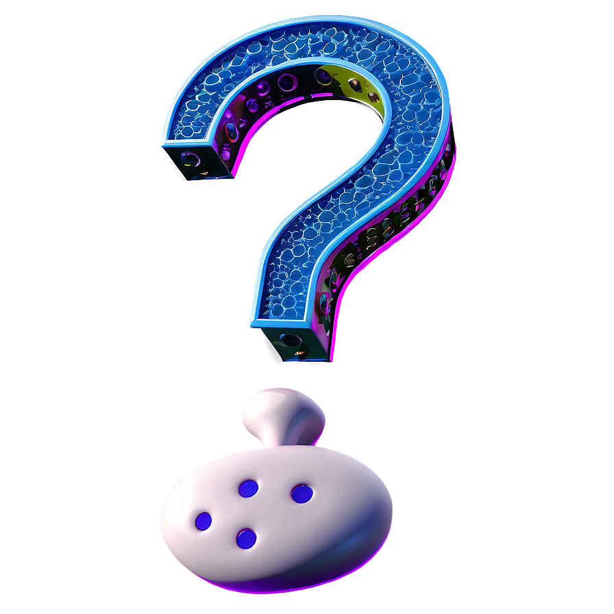 3d Question Mark Transparent Png 95 PNG image