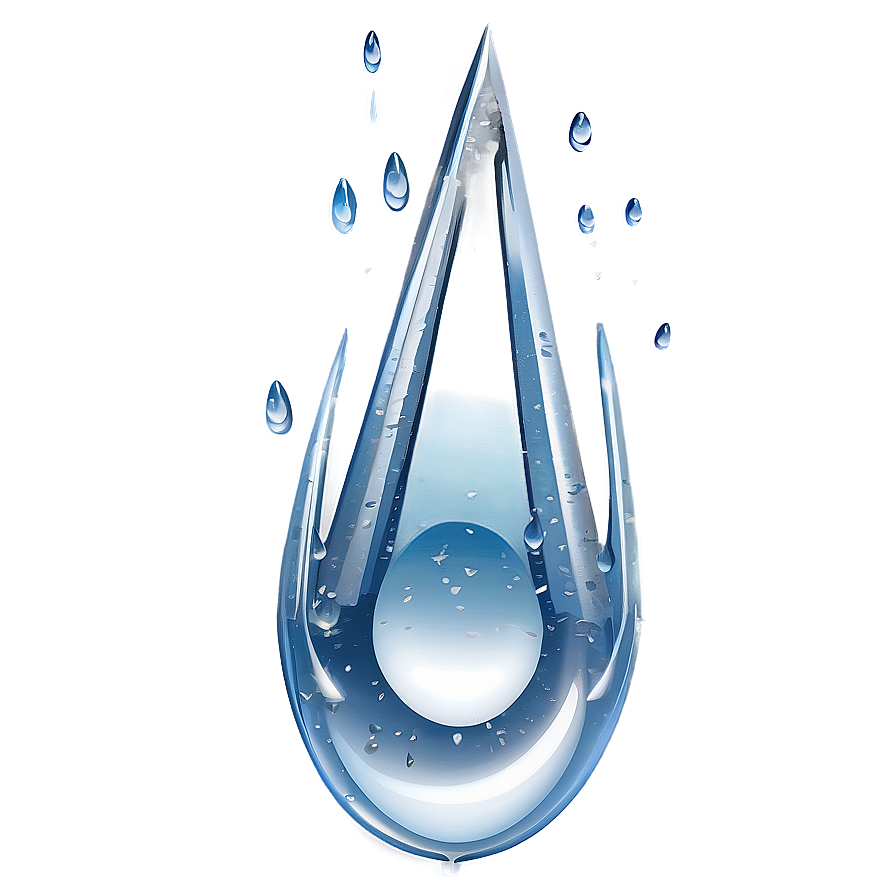 3d Rain Drop Png Graphic Nks PNG image