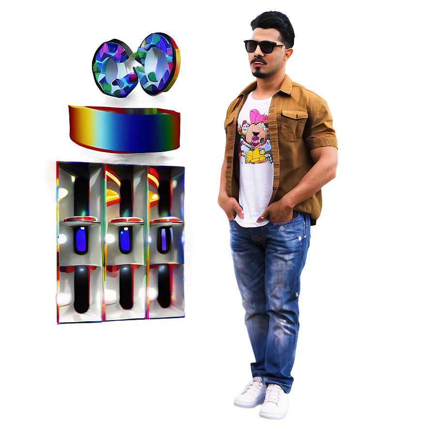 3d Render Of Cool Guy Png 95 PNG image