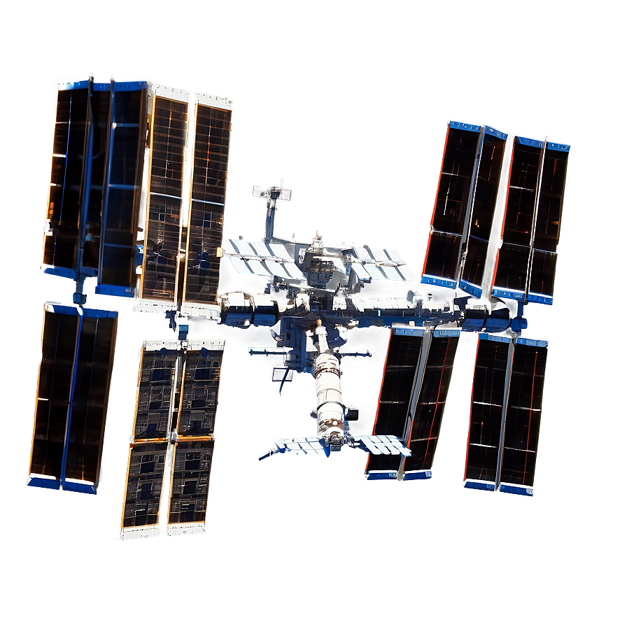 3d Render Of Iss In Space Png Rlj76 PNG image