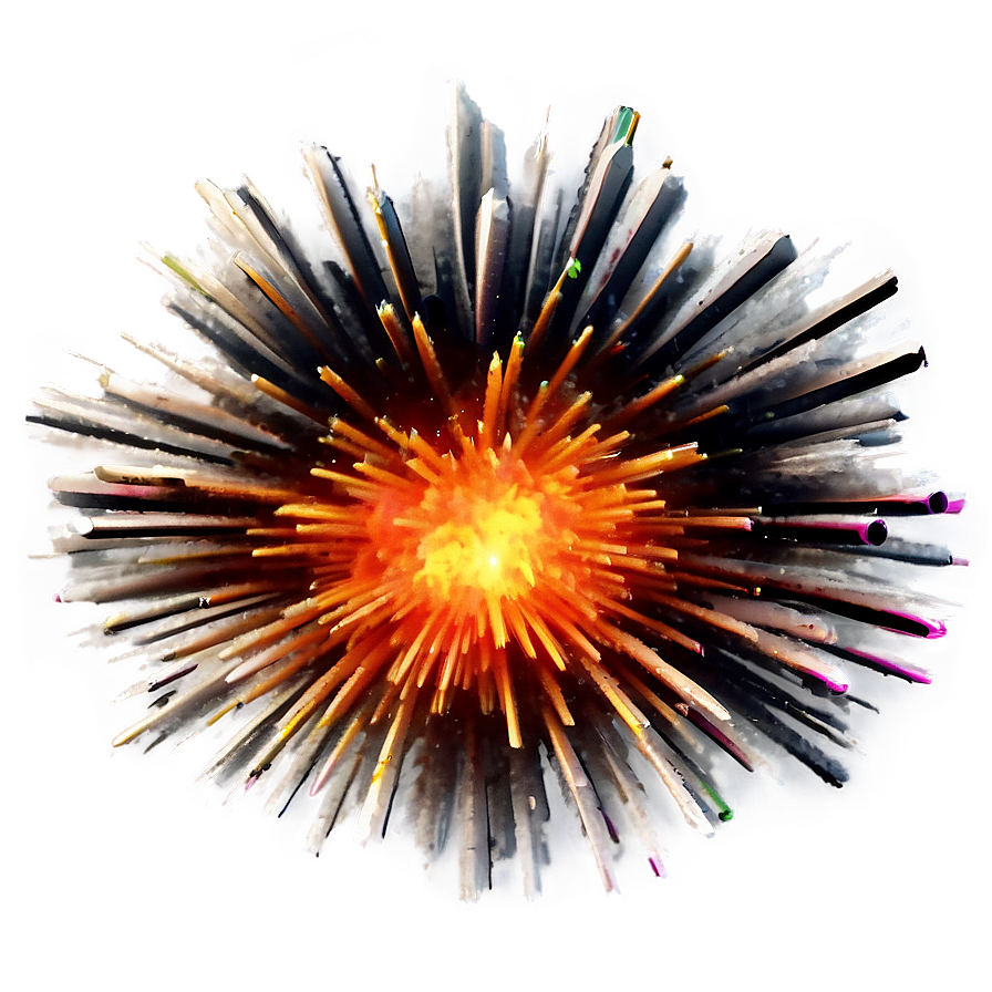 3d Rendered Explosion Effect Png 04302024 PNG image