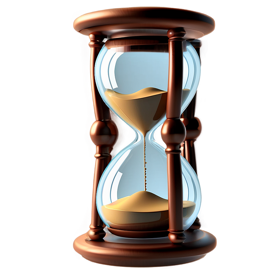 3d Rendered Hourglass Png Kqt PNG image