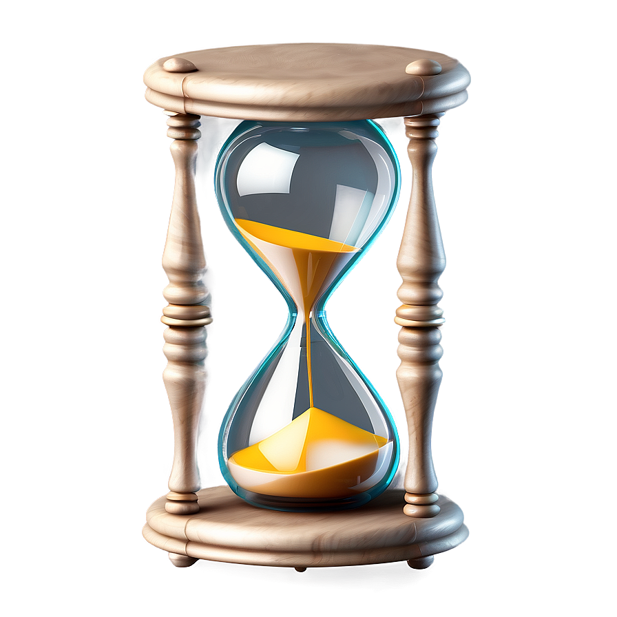 3d Rendered Hourglass Png Xvn63 PNG image