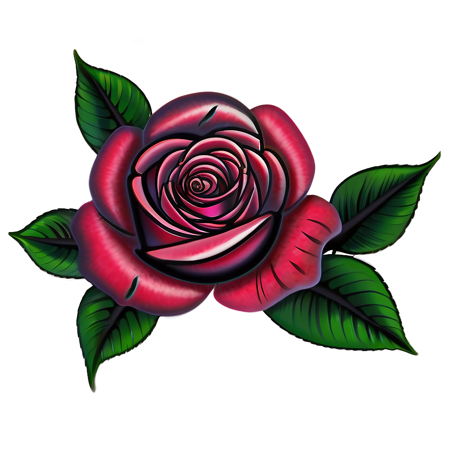 3d Rose Tattoo Picture Png Ada29 PNG image