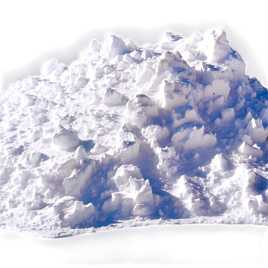 3d Snow Pile Png 18 PNG image