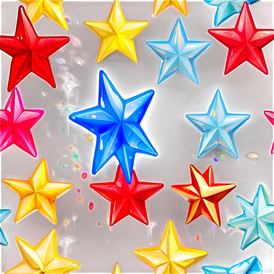 3d Star Pattern Png Xpi PNG image