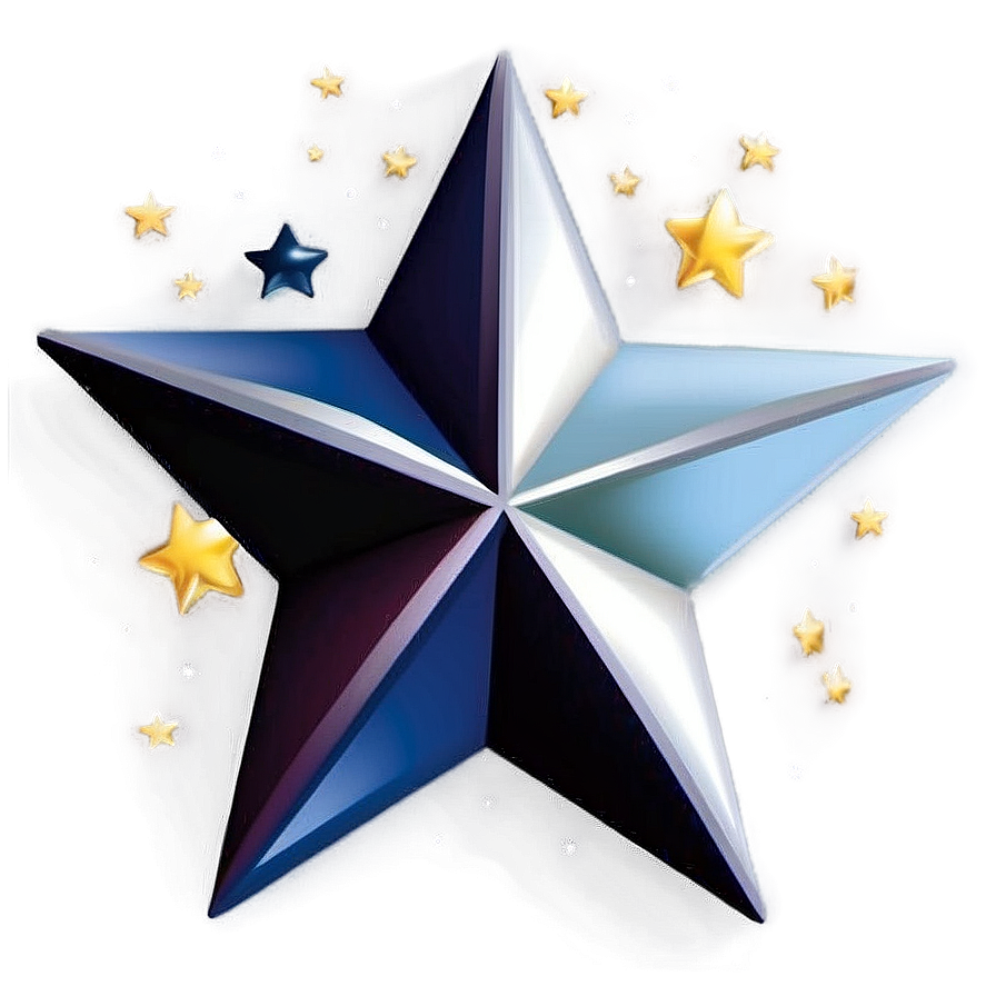 3d Star Vector Model Png 05252024 PNG image