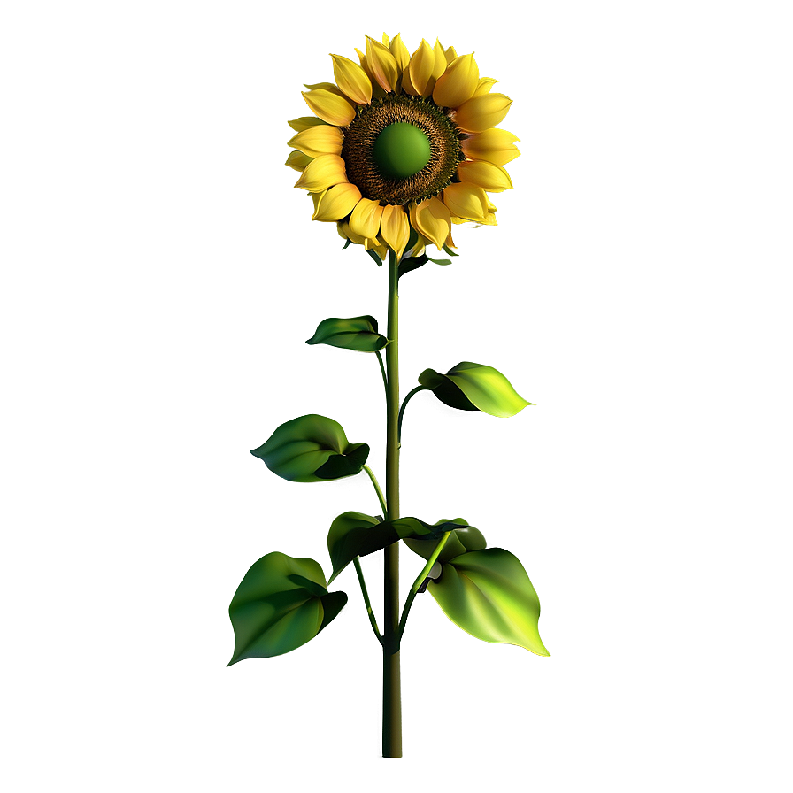 3d Sunflower Transparent Png 61 PNG image