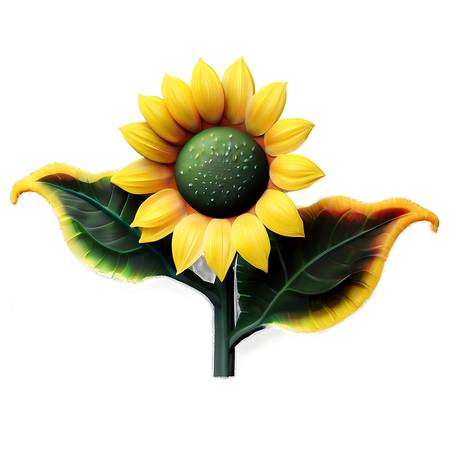 3d Sunflower Transparent Png Vpi PNG image