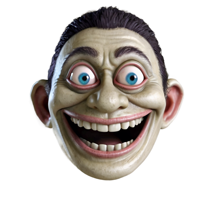 3d Trollface Model Png 84 PNG image