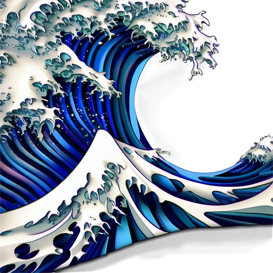 3d Wave Pattern Png 06272024 PNG image