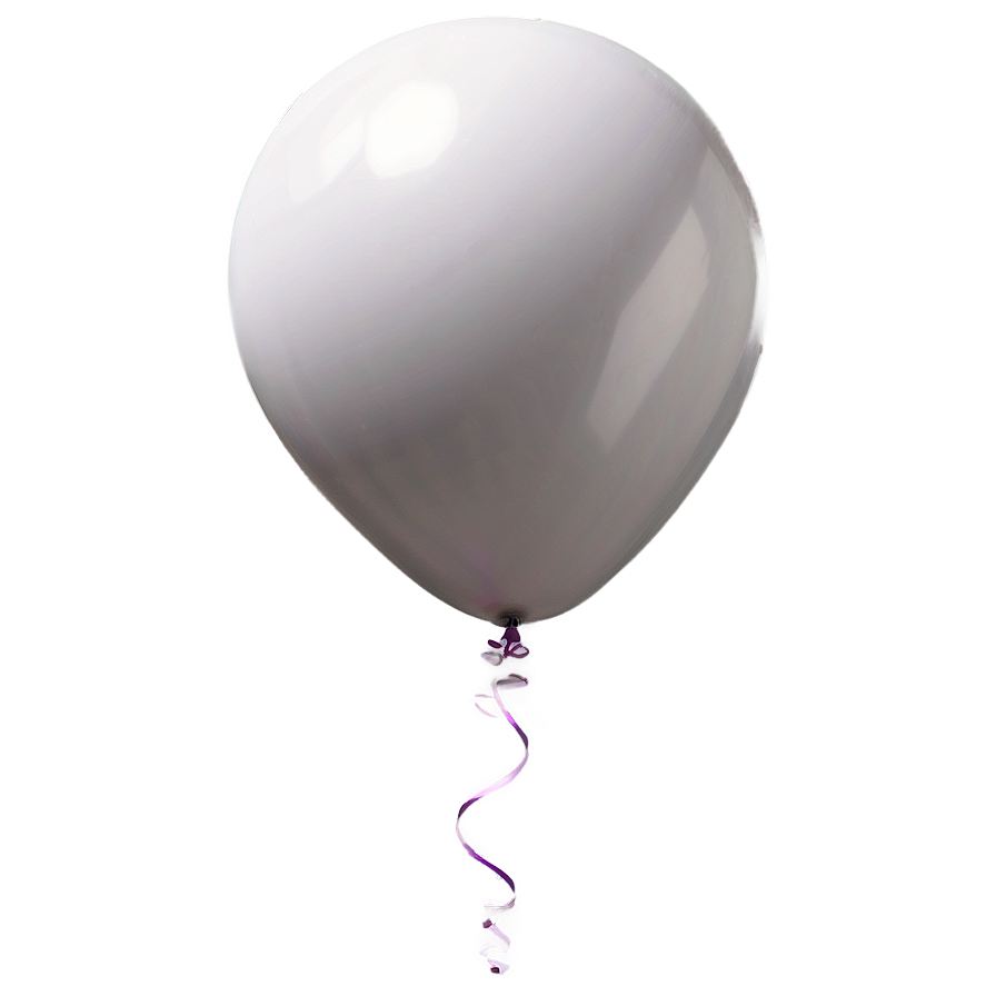 3d White Balloon Png 92 PNG image