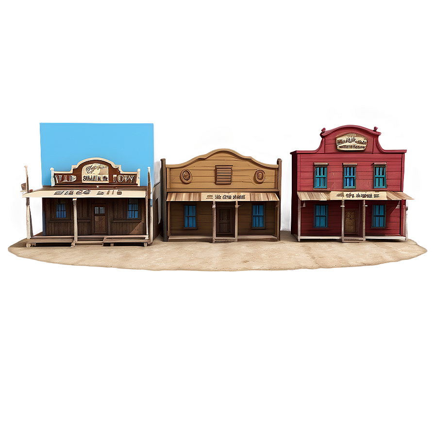 3d Wild West Town Png 89 PNG image