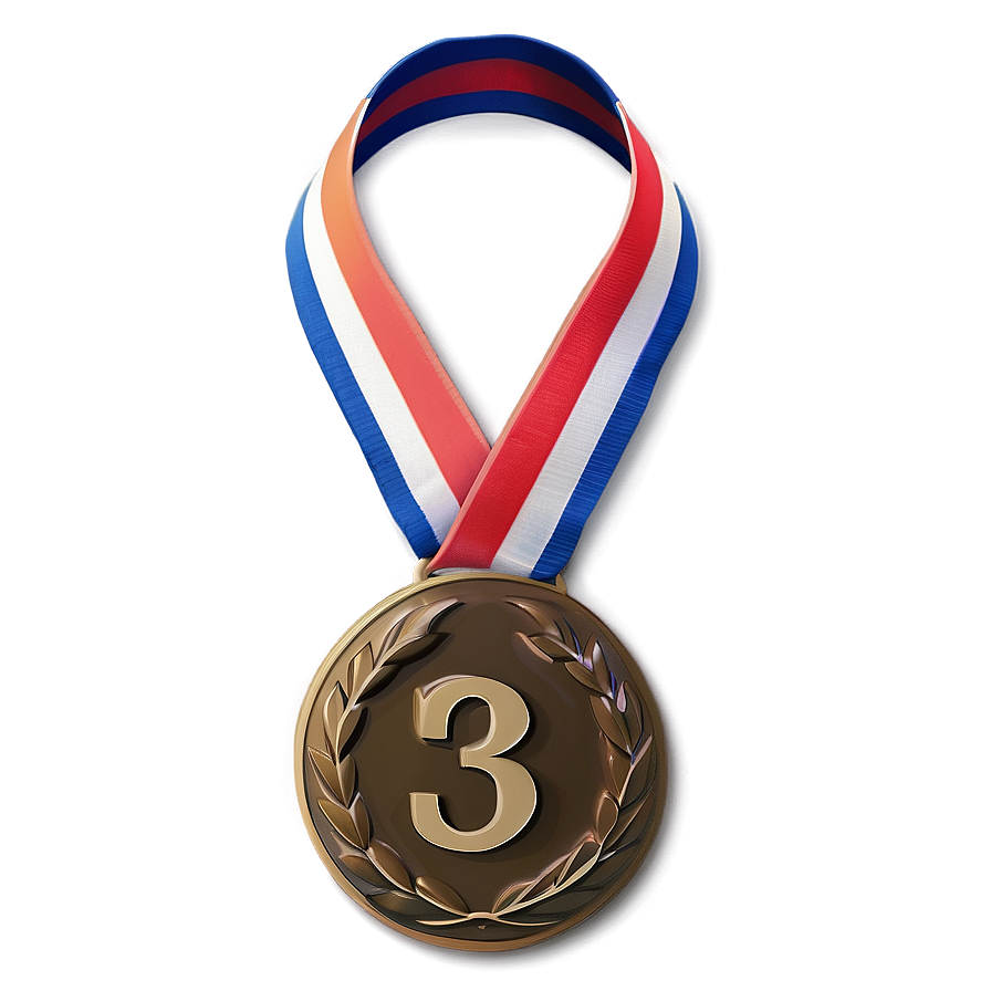 3rd Place Medal Png 05252024 PNG image