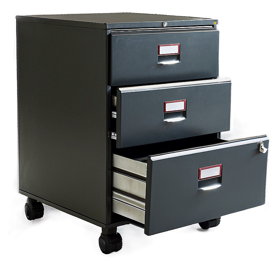 4 Drawer Filing Cabinet Png 06272024 PNG image