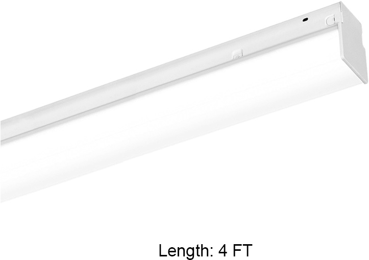 4 F T L E D Linear Light Fixture PNG image