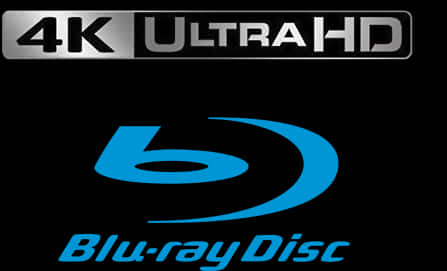 4 K Ultra H D Bluray Logo PNG image