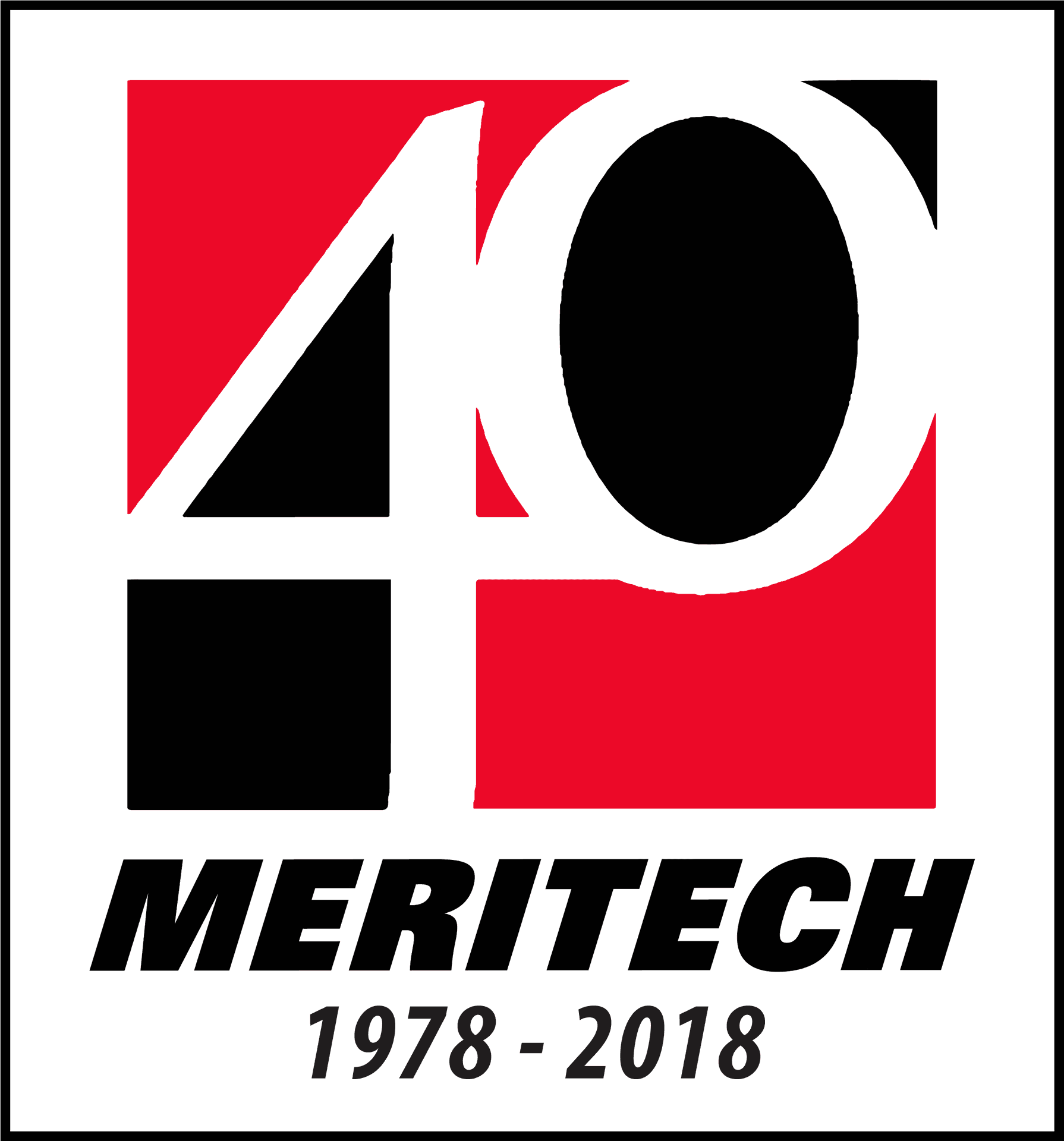 40th Anniversary Meritech Logo PNG image