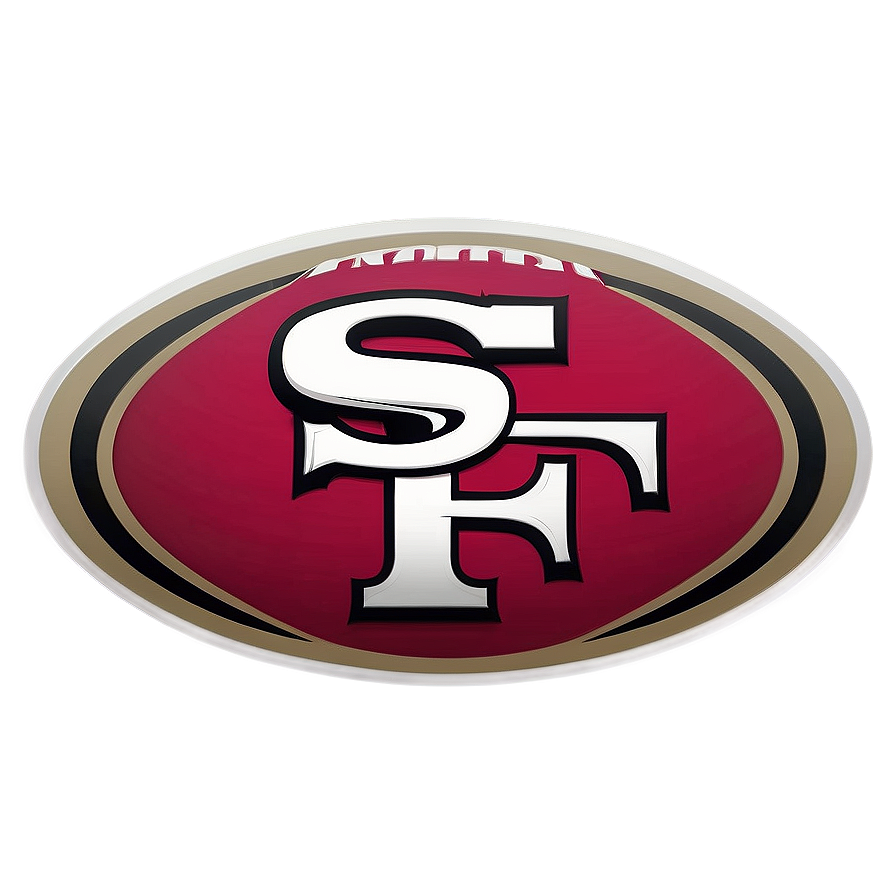 49ers Logo Outline Png 24 PNG image