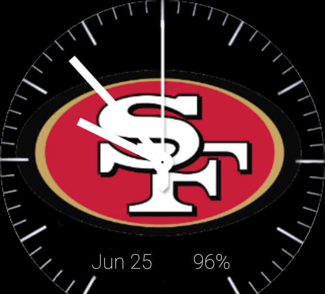 49ers Logo Watch Face PNG image