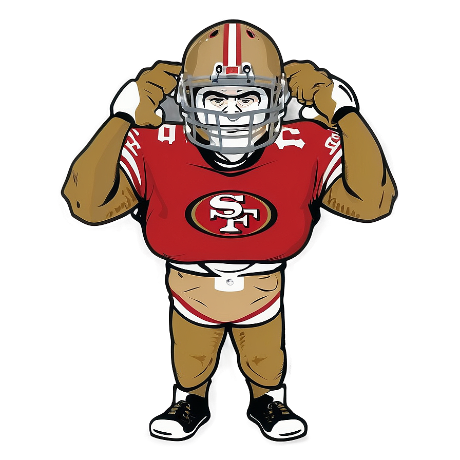 49ers Team Mascot Png 05252024 PNG image