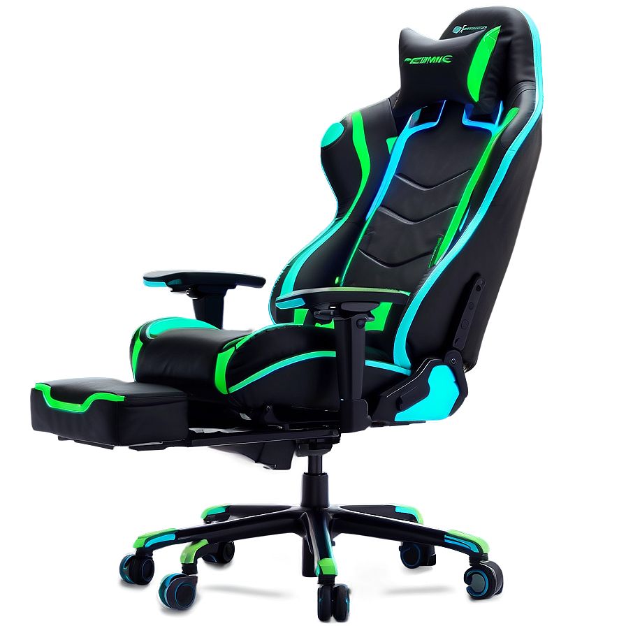 4d Armrest Gaming Chair Png Ymk33 PNG image