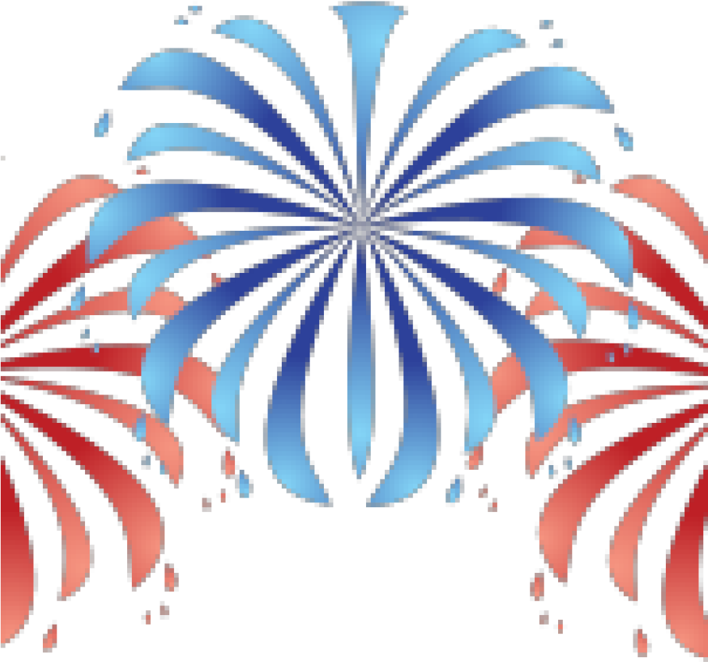 4thof July Fireworks Pixel Art PNG image