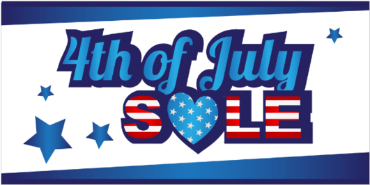 4thof July Sale Banner PNG image