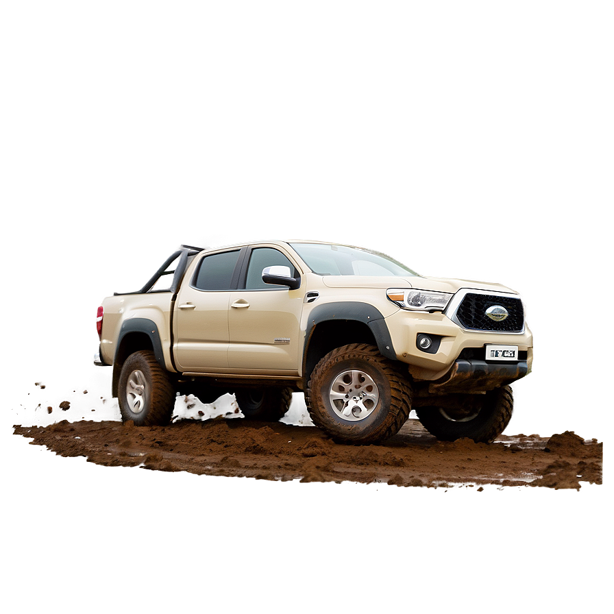 4x4 Truck Muddy Trail Png 3 PNG image