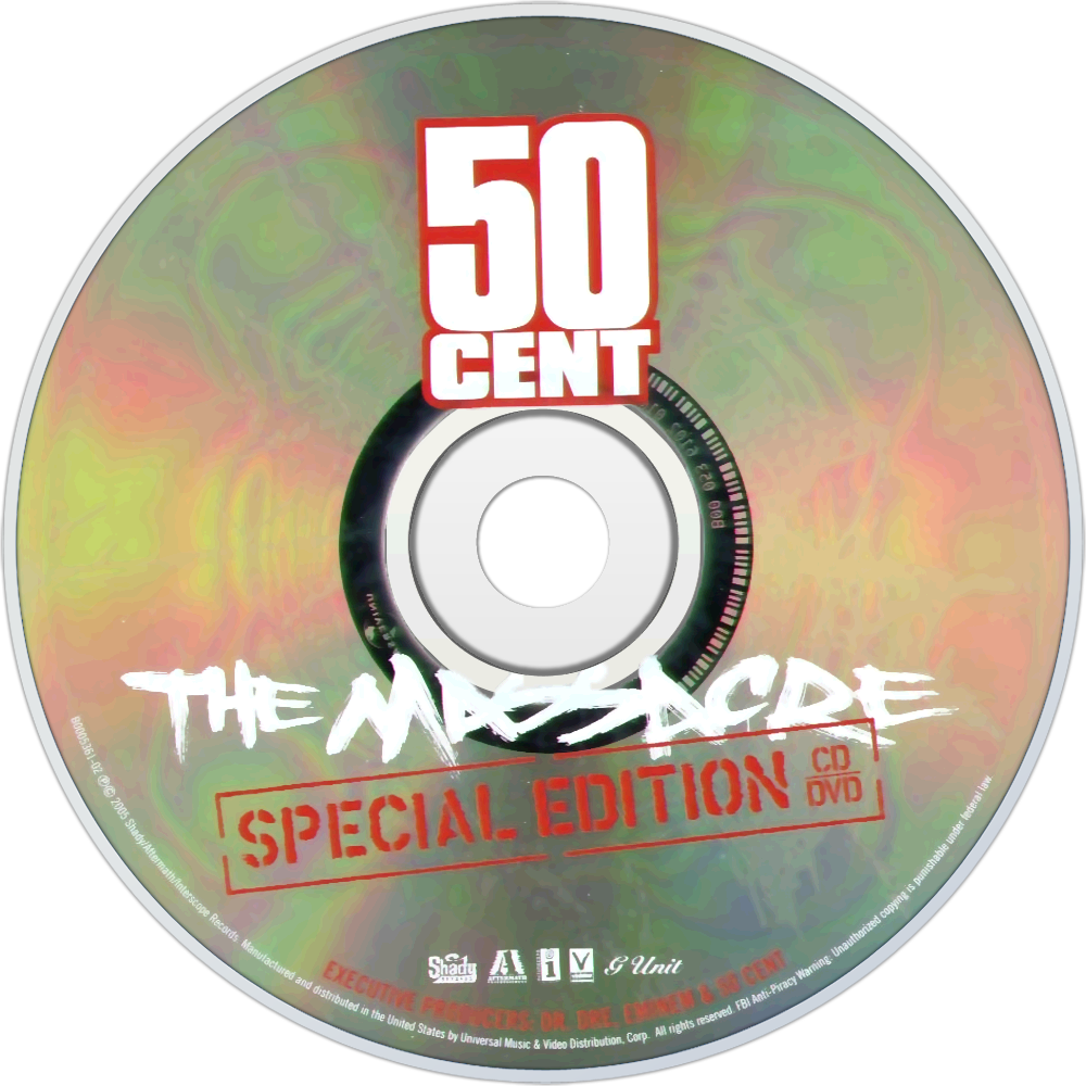 50 Cent The Massacre Special Edition D V D PNG image
