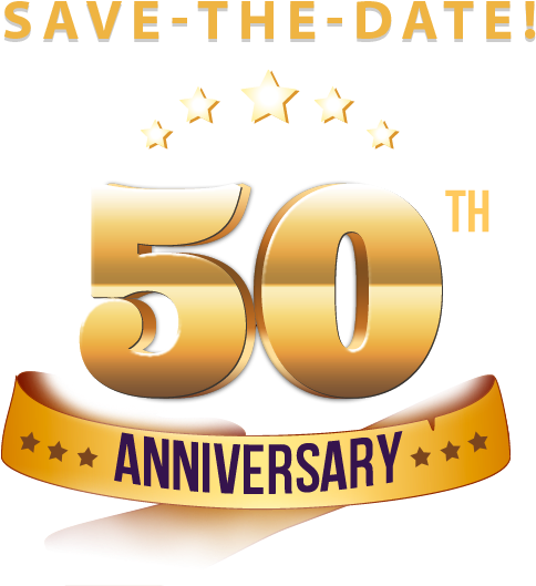 50th Anniversary Savethe Date PNG image