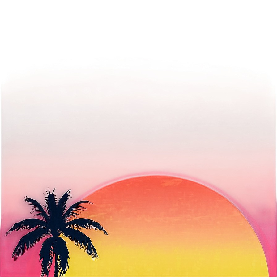 70s Retro Sunset Aesthetic Png 58 PNG image