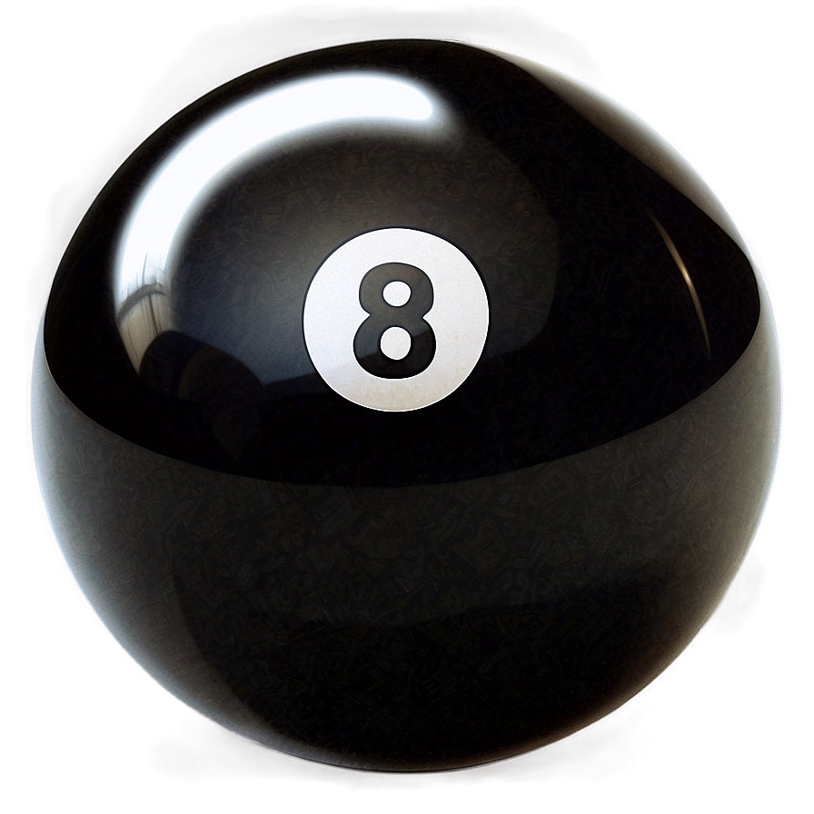 8 Ball In Dark Background Png Jqa14 PNG image