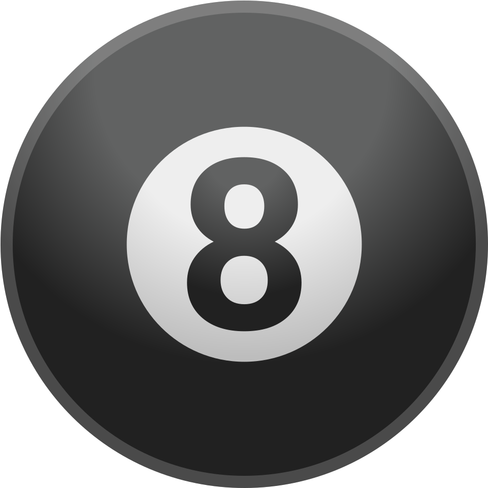 8 Ball Pool Game Ball PNG image