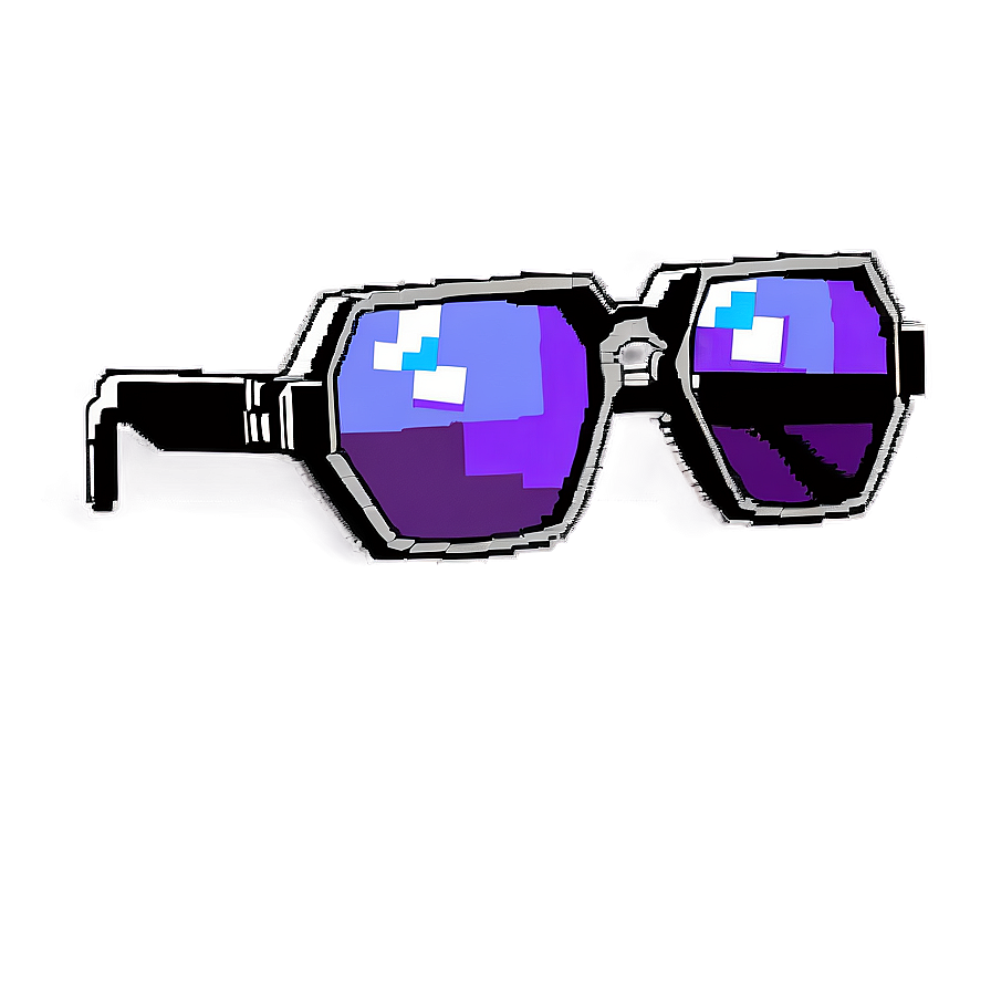 8-bit Sunglasses Png 06132024 PNG image