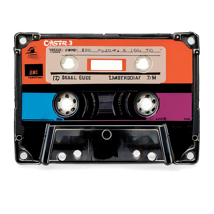 80s Cassette Tape Png 05252024 PNG image