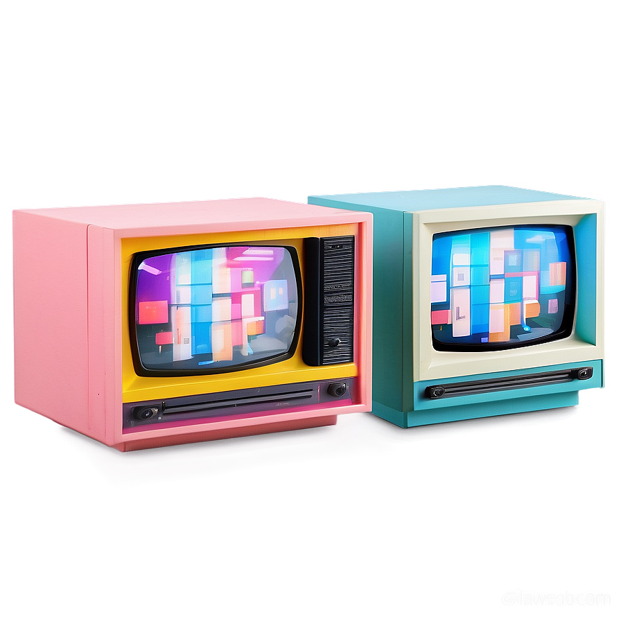 80s Tv Nostalgia Pack Png Fxd60 PNG image