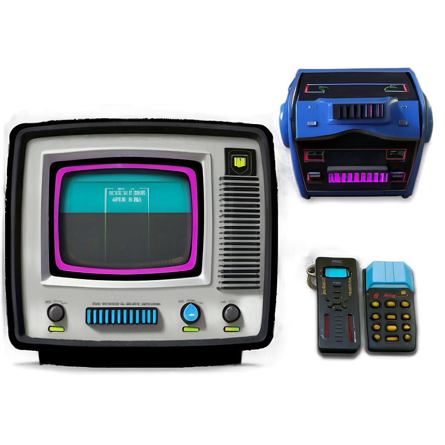 80s Tv Show Gadgets Png 06252024 PNG image