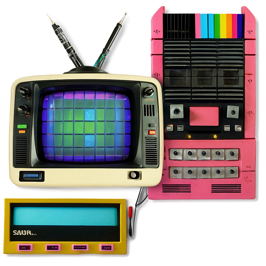 80s Tv Show Gadgets Png Qpk72 PNG image