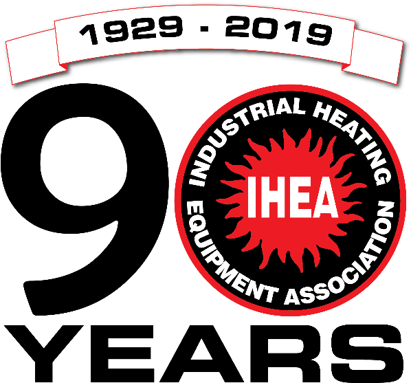 90 Years Industrial Heating Equipment Association Celebration Logo PNG image