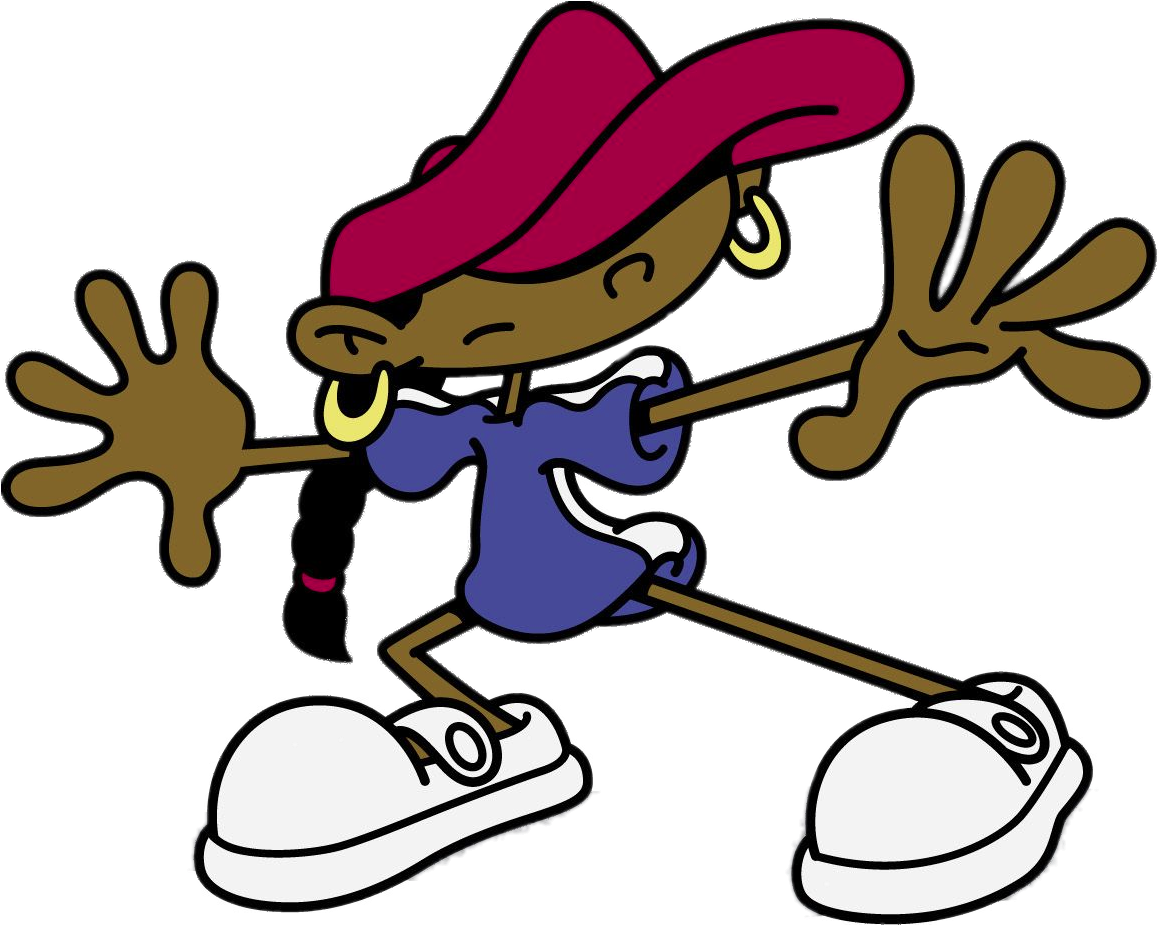 90s Animated Hip Hop Character.png PNG image