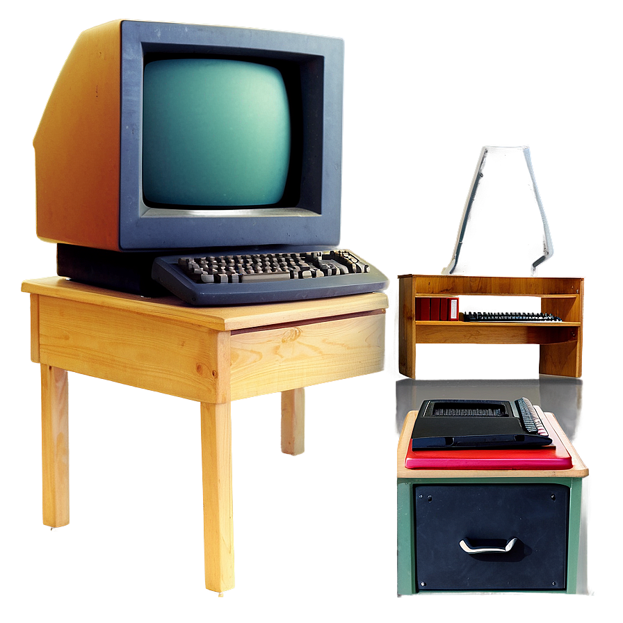 90s Computer In Classroom Png Plu PNG image