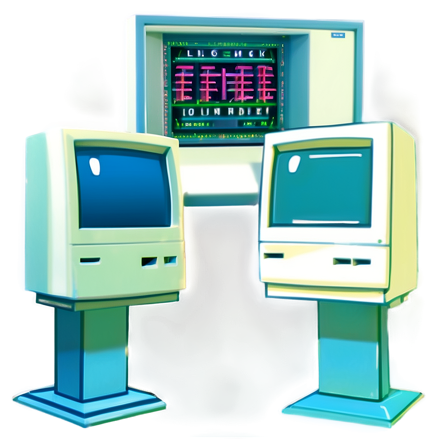 90s Computer Simulation Game Png Tew53 PNG image