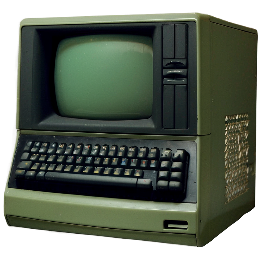 90s Era Desktop Computer Png Fvv PNG image