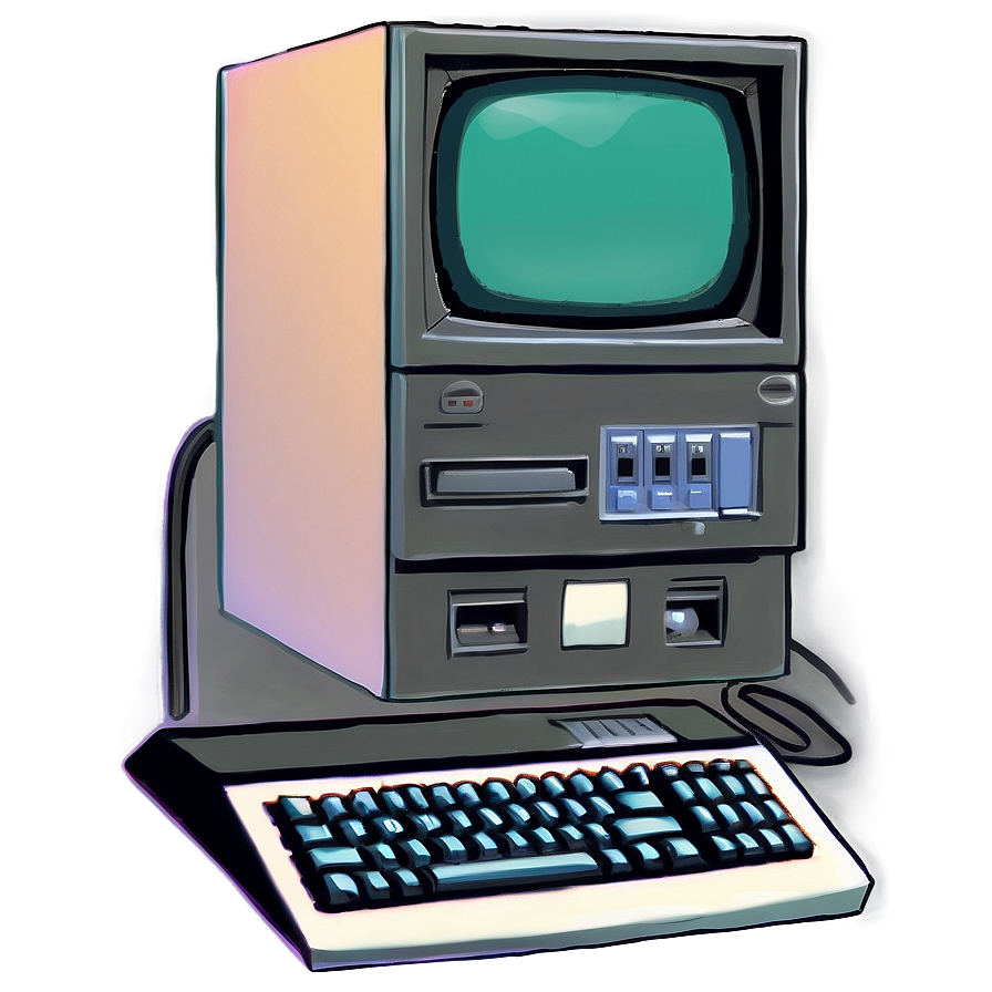 90s Internet Ready Computer Png Nrm71 PNG image