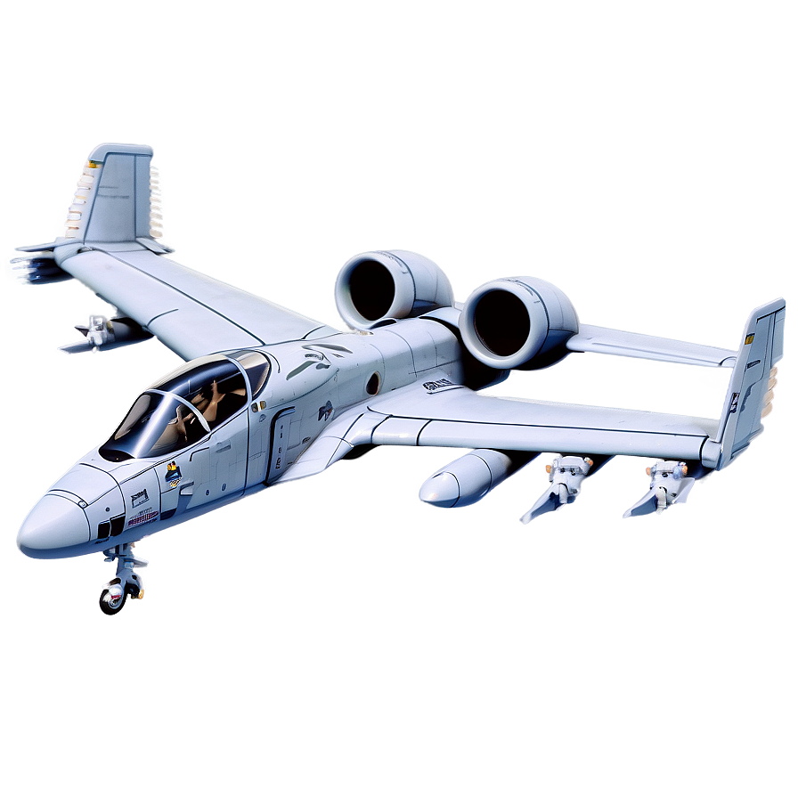 A-10 Warthog Armored Jet Png 06252024 PNG image