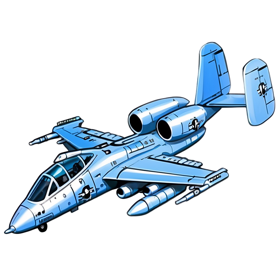 A-10 Warthog Fighter Bomber Png Kmp52 PNG image