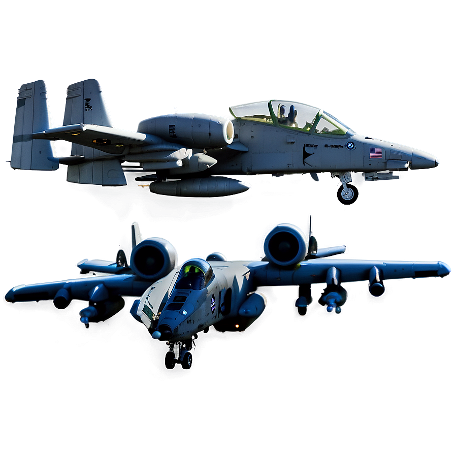 A-10 Warthog Military Power Png Vgx PNG image