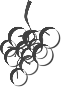 A Bunch Of Circles On A Black Background PNG image