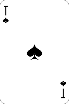 A Card With A Black Symbol PNG image